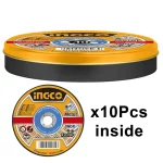 Ingco 4.5″ / 115mm Abrasive Metal Cutting  Disc Set (MCD121155)