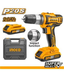 Ingco Lithium-Ion Cordless Impact Drill 20V (CIDLI200215)