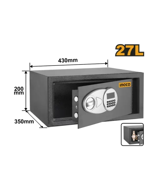 Ingco 27L Electronic Safe (ESF3502)