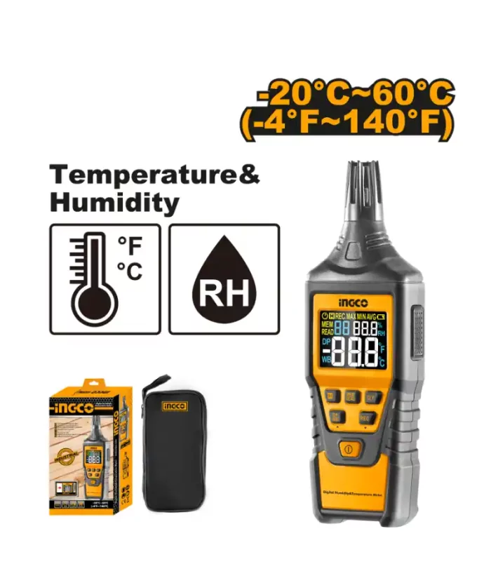 Ingco Digital Humidity & Temperature Meter (HETHT01)