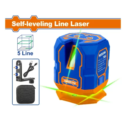 Wadfow Self-leveling Line Laser - Green Laser Beams - (WLE1M05)