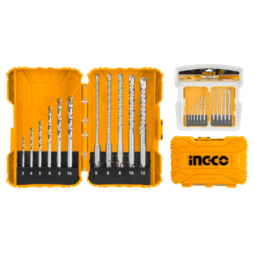 11-Piece Masonry and Hammer Drill Bits Set