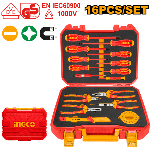 16-Piece Insulated Hand Tools Set