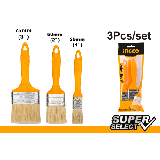 3-Piece Paint Brush Set