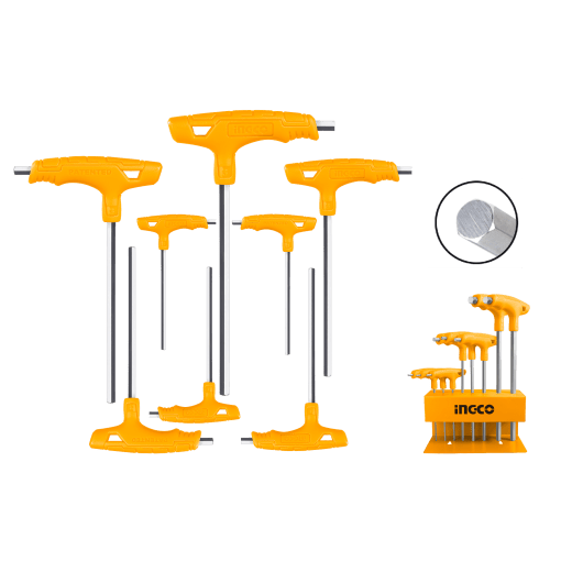 8-Piece T-Handle Hex Wrench Set