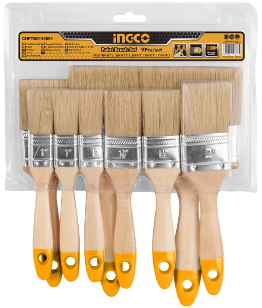 9-Piece Paint Brush Set