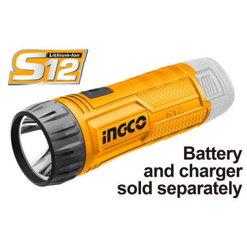 Bright Lithium-Ion Flashlight 12V Lithium-Ion Flashlight