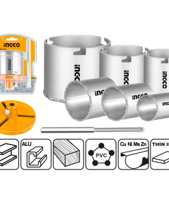 Ingco Carbide Gritted Hole Saw Set