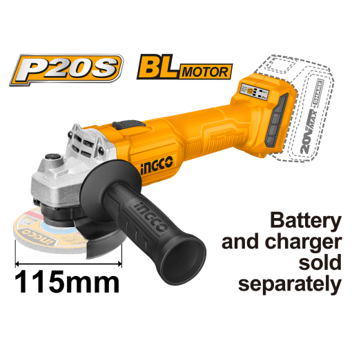 Powerful Lithium-Ion Angle Grinder