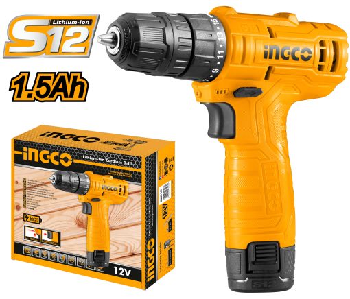 Ingco cordless battery powered drill (CDLI1241)