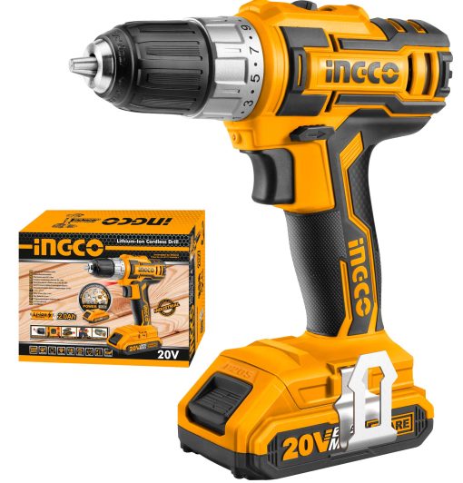 Ingco Lithium-Ion High Torque Cordless Drill (CDLI20021)