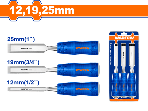 wood chisel set 3 pcs